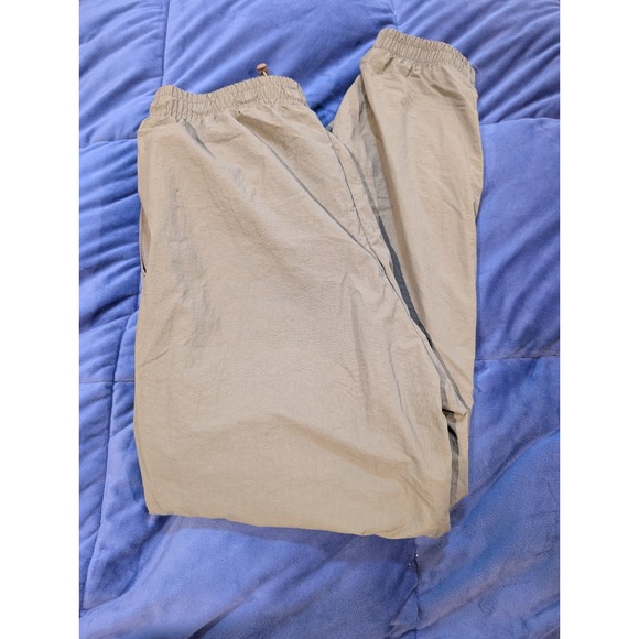 Wilo The Label Pants - Wilo The Label Jogger Women S Sage Green Nylon Track Pants Drawstring Mesh Lined